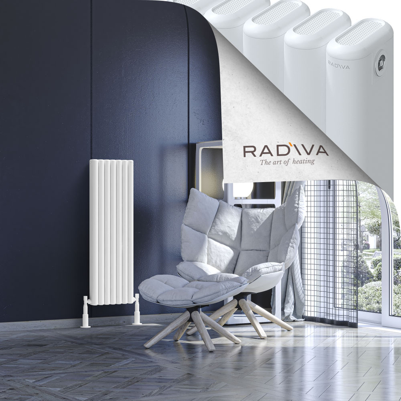 Kotto Aluminium Radiator 1000x311 White