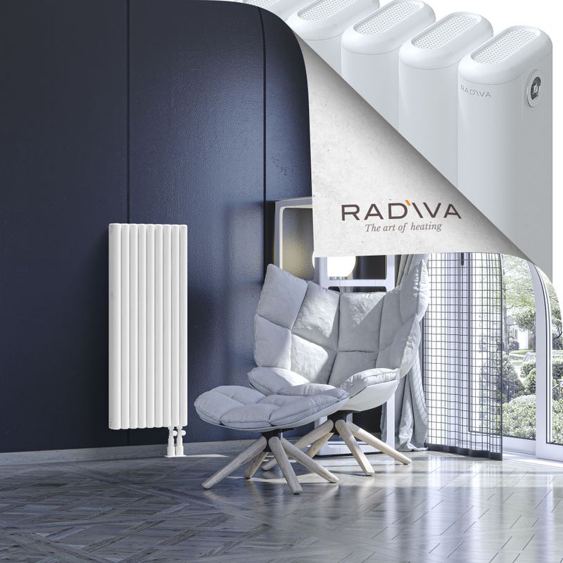 Kotto Aluminium Radiator 1000x401 White