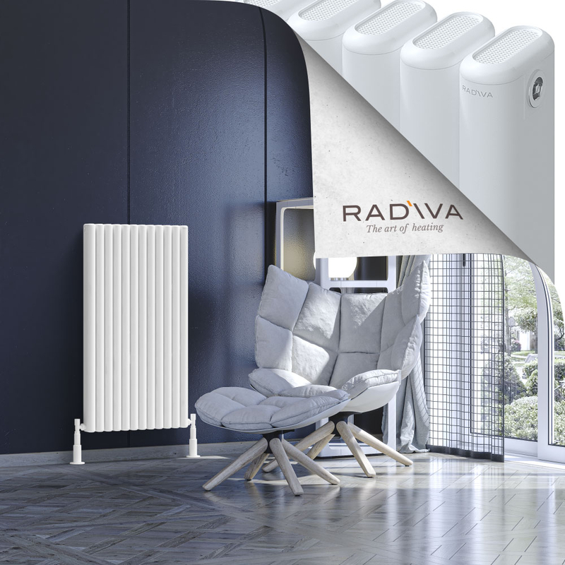 Kotto Aluminium Radiator 1000x536 White