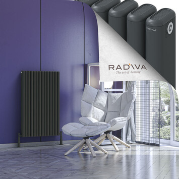 Kotto Aluminium Radiator 1000x626 Dark Anthracite - Thumbnail