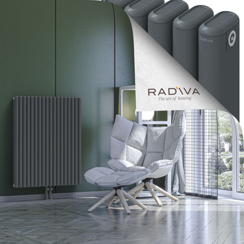 Kotto Aluminium Radiator 1000x806 Anthracite - Thumbnail