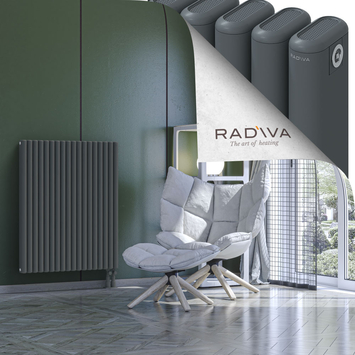 Kotto Aluminium Radiator 1000x806 Anthracite - Thumbnail