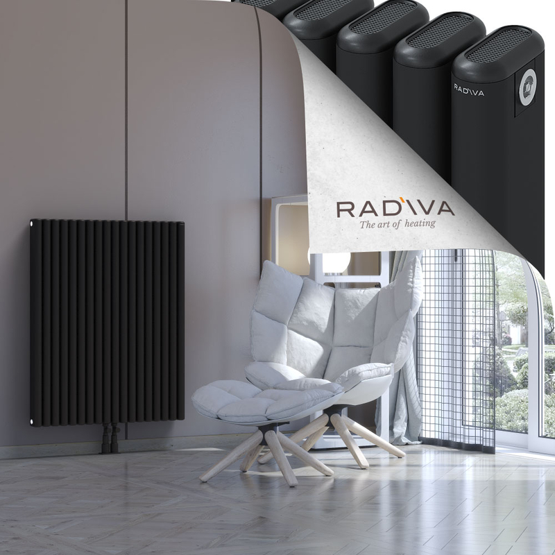 Kotto Aluminium Radiator 1000x806 Black