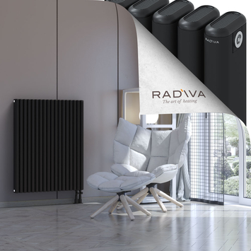 Kotto Aluminium Radiator 1000x806 Black - Thumbnail