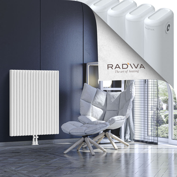 Kotto Aluminium Radiator 1000x806 White - Thumbnail