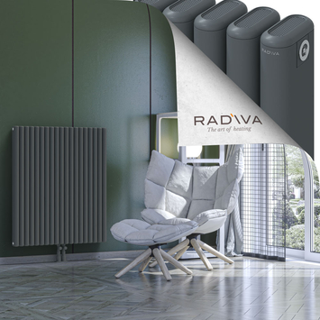 Kotto Aluminium Radiator 1000x851 Anthracite - Thumbnail