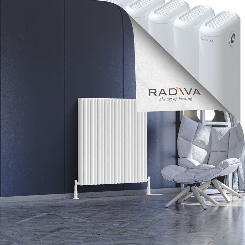 Kotto Aluminium Radiator 1000x896 White