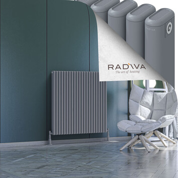 Kotto Aluminium Radiator 1000x986 Grey - Thumbnail