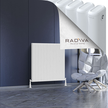 Kotto Aluminium Radiator 1000x986 White - Thumbnail