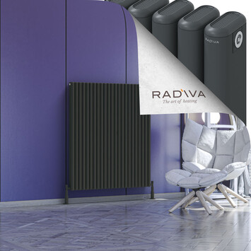 Kotto Aluminium Radiator 1200x1031 Dark Anthracite - Thumbnail