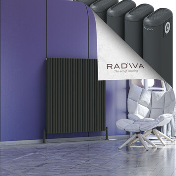 Kotto Aluminium Radiator 1200x1076 Dark Anthracite - Thumbnail