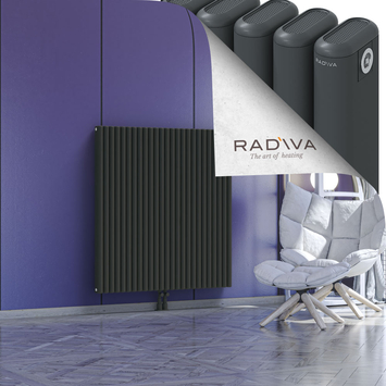 Kotto Aluminium Radiator 1200x1121 Dark Anthracite - Thumbnail