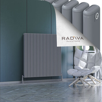 Kotto Aluminium Radiator 1200x1166 Grey - Thumbnail