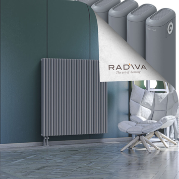 Kotto Aluminium Radiator 1200x1166 Grey - Thumbnail