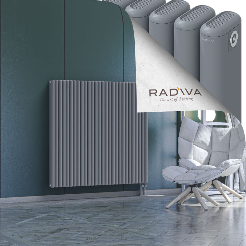 Kotto Aluminium Radiator 1200x1256 Grey