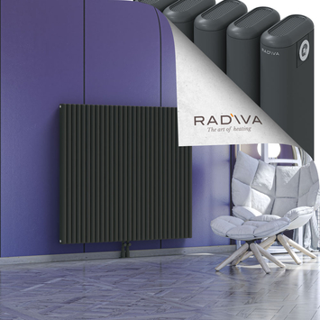 Kotto Aluminium Radiator 1200x1301 Dark Anthracite - Thumbnail