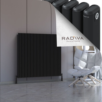 Kotto Aluminium Radiator 1200x1346 Black - Thumbnail