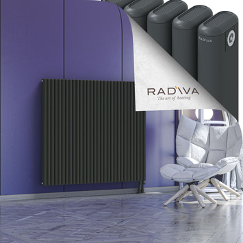 Kotto Aluminium Radiator 1200x1346 Dark Anthracite - Thumbnail