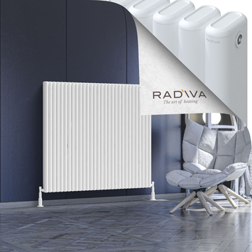 Kotto Aluminium Radiator 1200x1346 White - Thumbnail