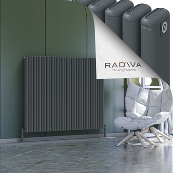 Kotto Aluminium Radiator 1200x1436 Anthracite - Thumbnail