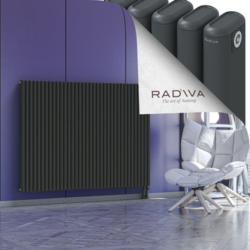 Kotto Aluminium Radiator 1200x1616 Dark Anthracite - Thumbnail