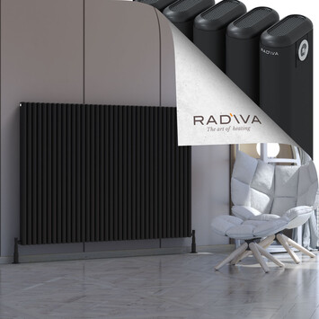 Kotto Aluminium Radiator 1200x1661 Black - Thumbnail