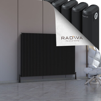 Kotto Aluminium Radiator 1200x1751 Black - Thumbnail