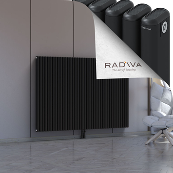 Kotto Aluminium Radiator 1200x1751 Black - Thumbnail