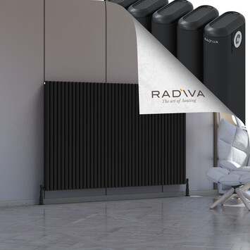 Kotto Aluminium Radiator 1200x1841 Black - Thumbnail