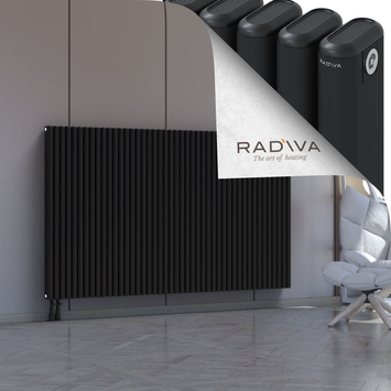 Kotto Aluminium Radiator 1200x2021 Black - Thumbnail