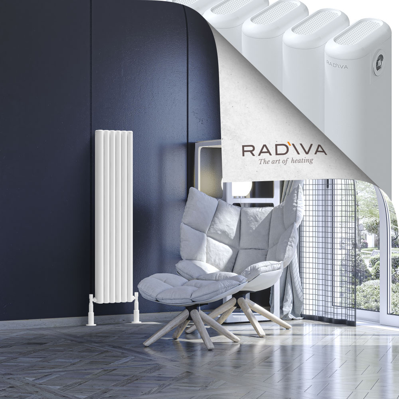 Kotto Aluminium Radiator 1200x266 White