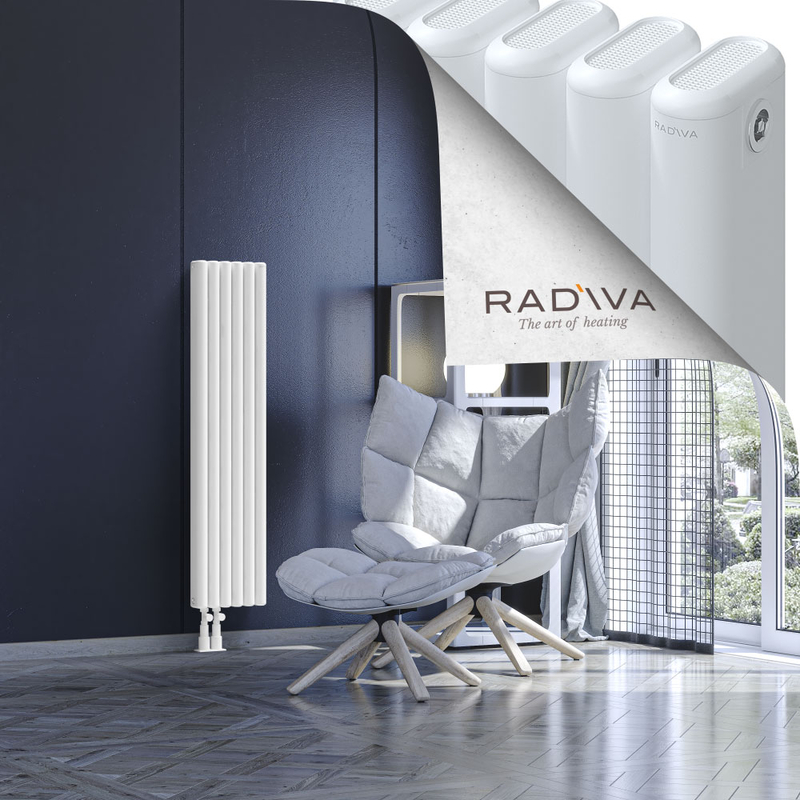 Kotto Aluminium Radiator 1200x266 White