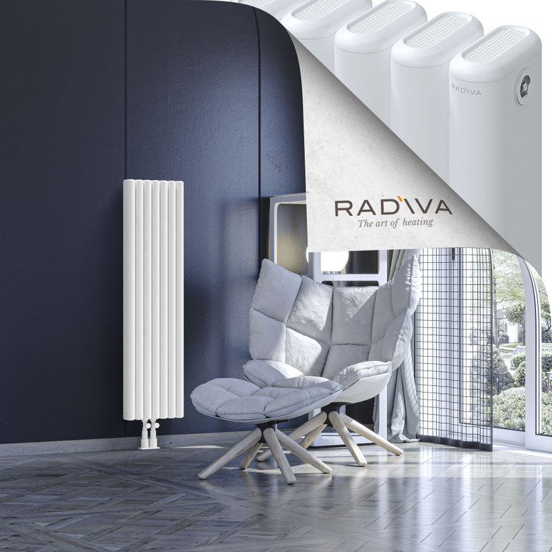 Kotto Aluminium Radiator 1200x311 White