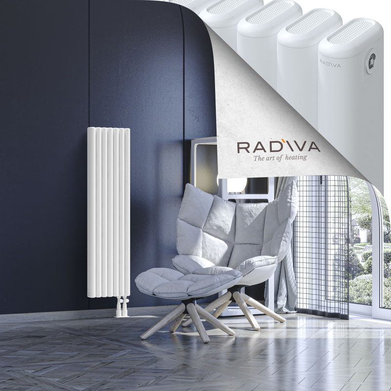 Kotto Aluminium Radiator 1200x311 White