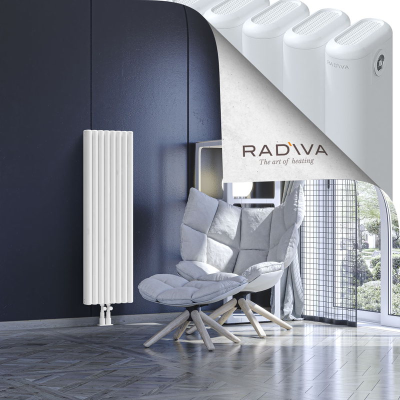 Kotto Aluminium Radiator 1200x356 White