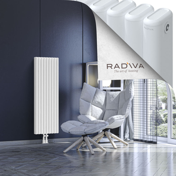 Kotto Aluminium Radiator 1200x401 White - Thumbnail