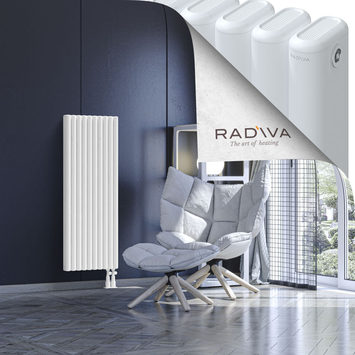 Kotto Aluminium Radiator 1200x446 White - Thumbnail