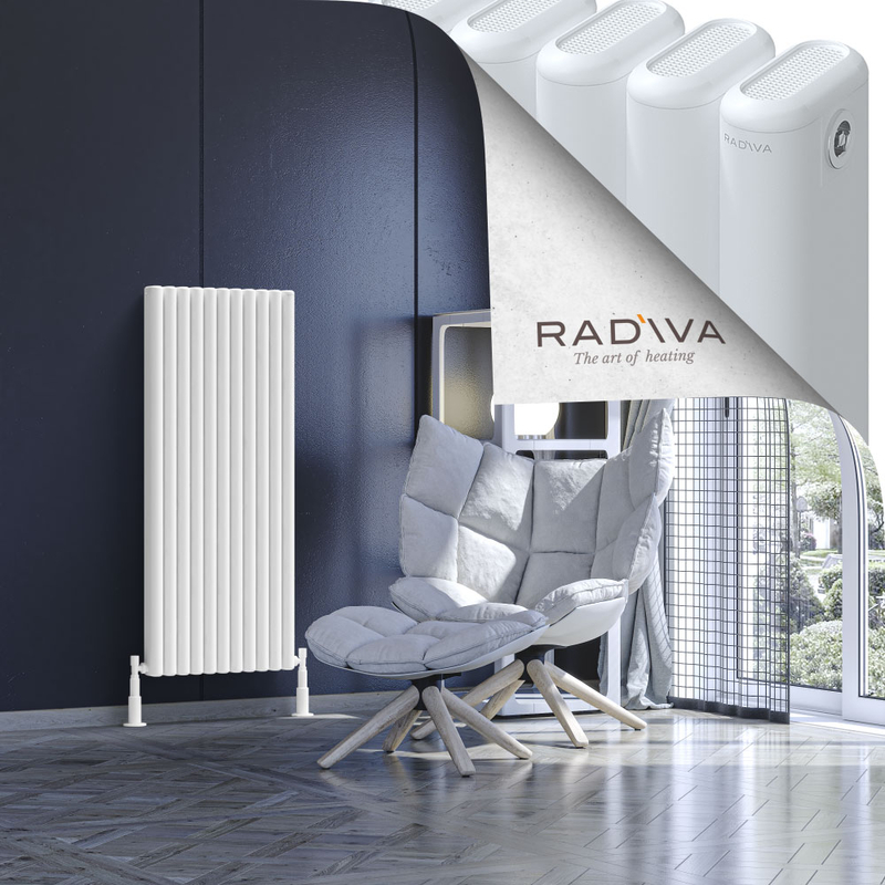 Kotto Aluminium Radiator 1200x491 White