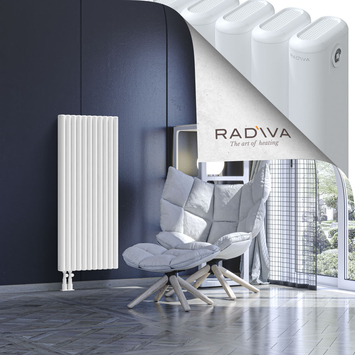 Kotto Aluminium Radiator 1200x491 White - Thumbnail