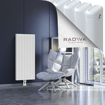 Kotto Aluminium Radiator 1200x536 White - Thumbnail