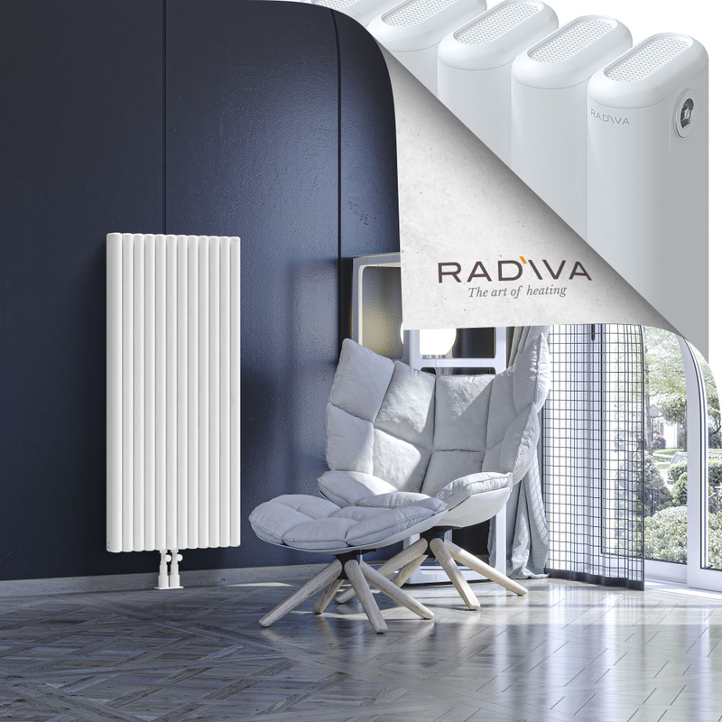 Kotto Aluminium Radiator 1200x536 White