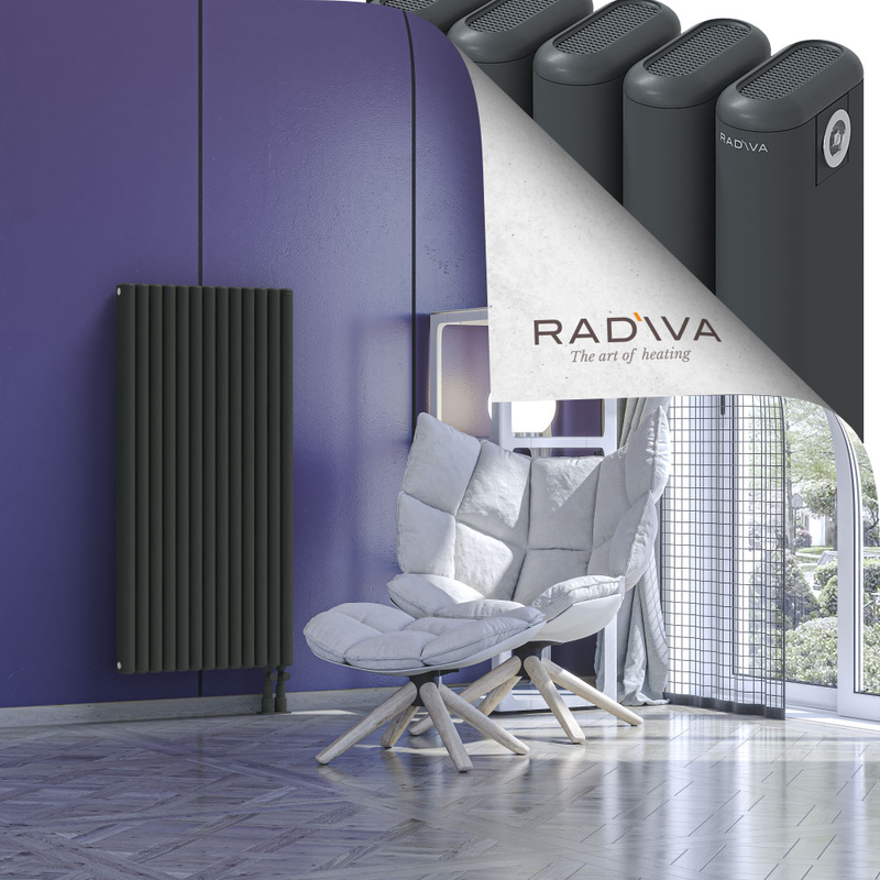 Kotto Aluminium Radiator 1200x581 Dark Anthracite