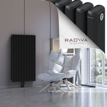 Kotto Aluminium Radiator 1200x671 Black - Thumbnail