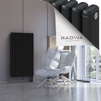 Kotto Aluminium Radiator 1200x671 Black - Thumbnail