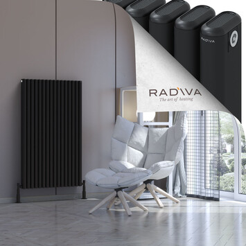 Kotto Aluminium Radiator 1200x716 Black - Thumbnail