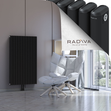 Kotto Aluminium Radiator 1200x716 Black - Thumbnail