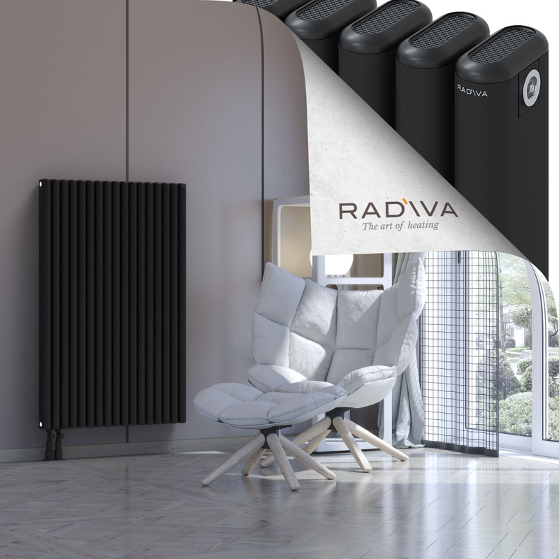 Kotto Aluminium Radiator 1200x761 Black