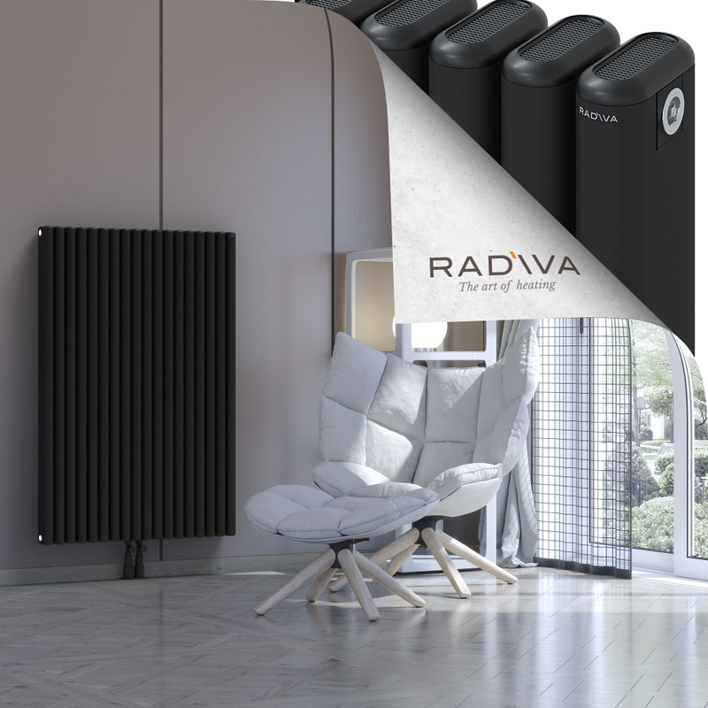 Kotto Aluminium Radiator 1200x806 Black