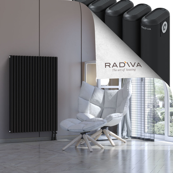 Kotto Aluminium Radiator 1200x806 Black - Thumbnail