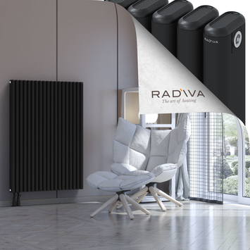 Kotto Aluminium Radiator 1200x851 Black - Thumbnail